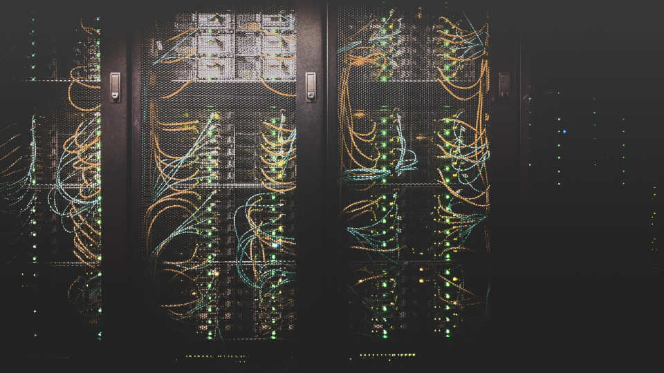 Racks with wired servers