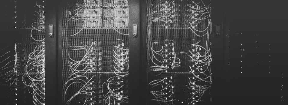 Racks with wired servers